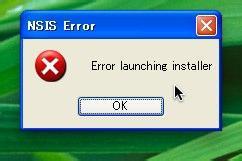 ���&ldquo;NSIS Error&rdquo;���󵯴�������
